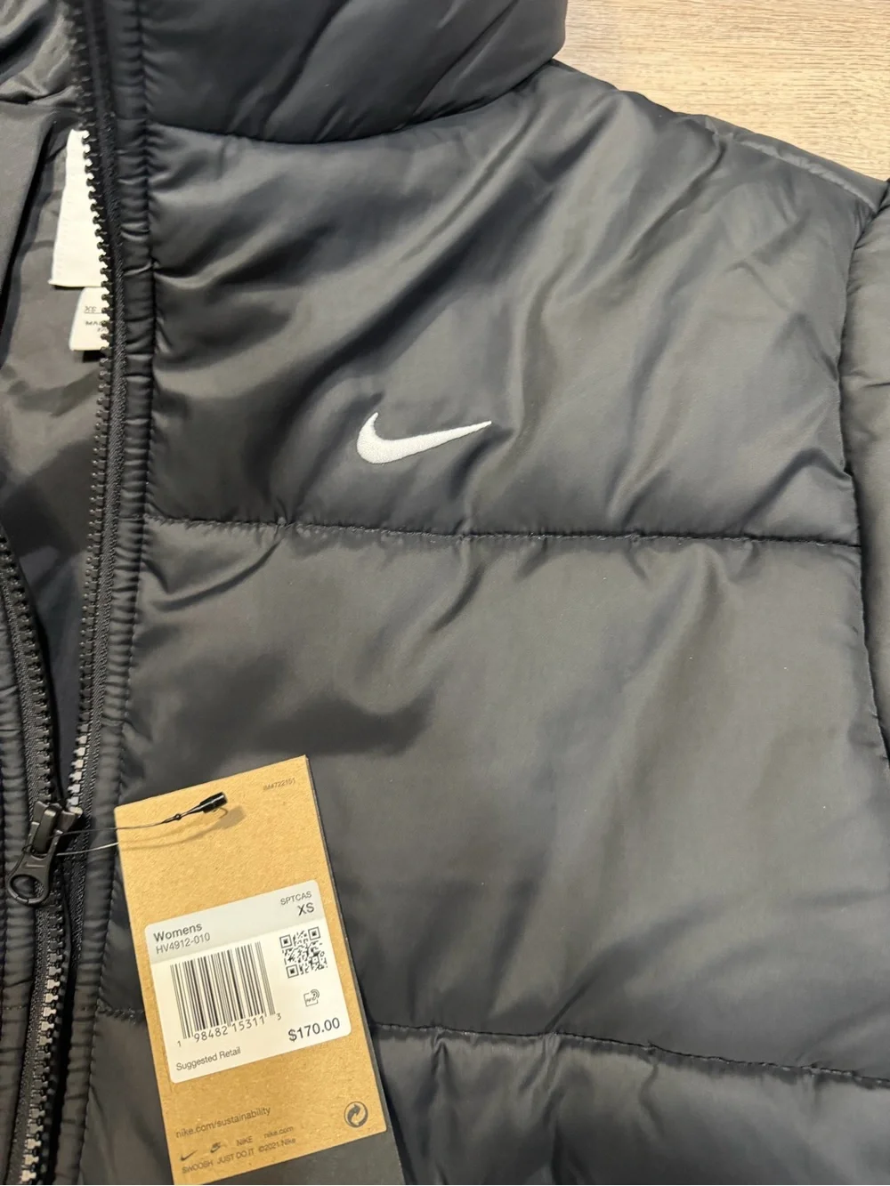Nike Sportswear Therma Fit Long Hooded Puffer Jacket Loose Parka HV4912-010